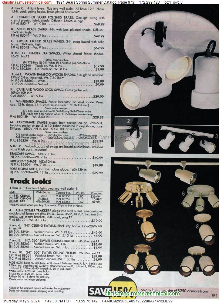 1991 Sears Spring Summer Catalog, Page 973