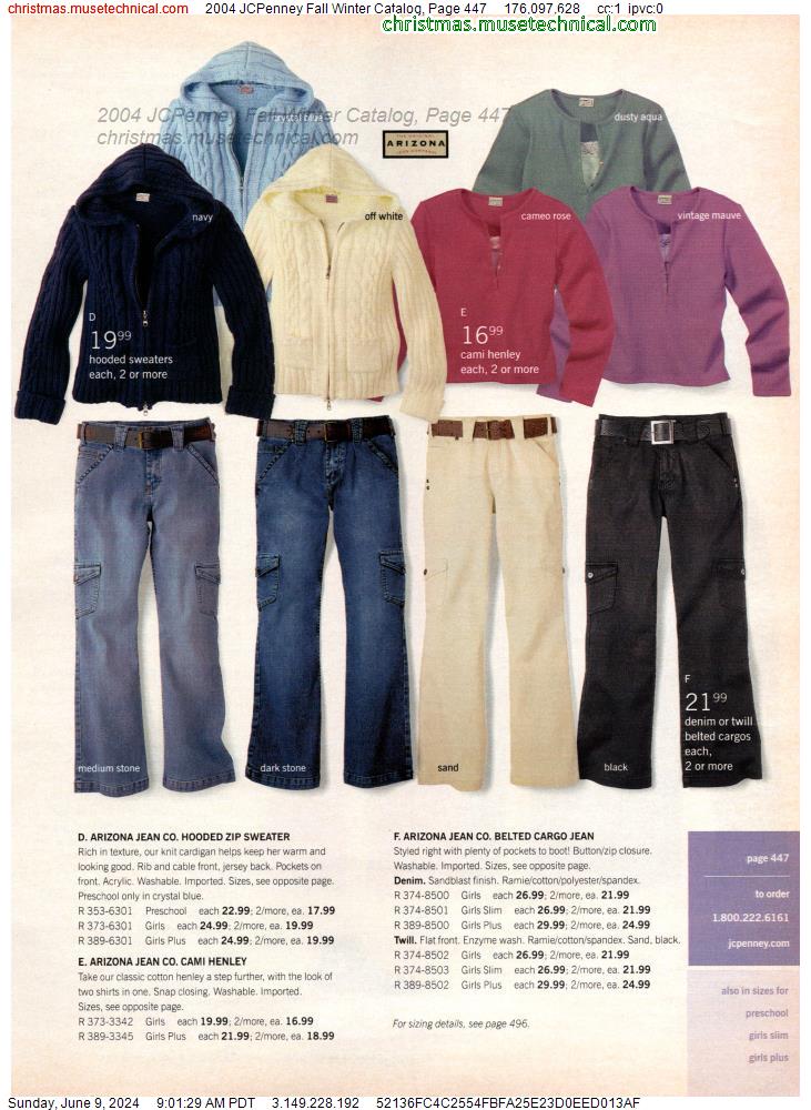 2004 JCPenney Fall Winter Catalog, Page 447
