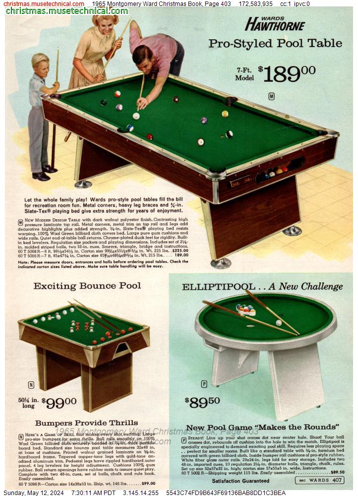 1965 Montgomery Ward Christmas Book, Page 403
