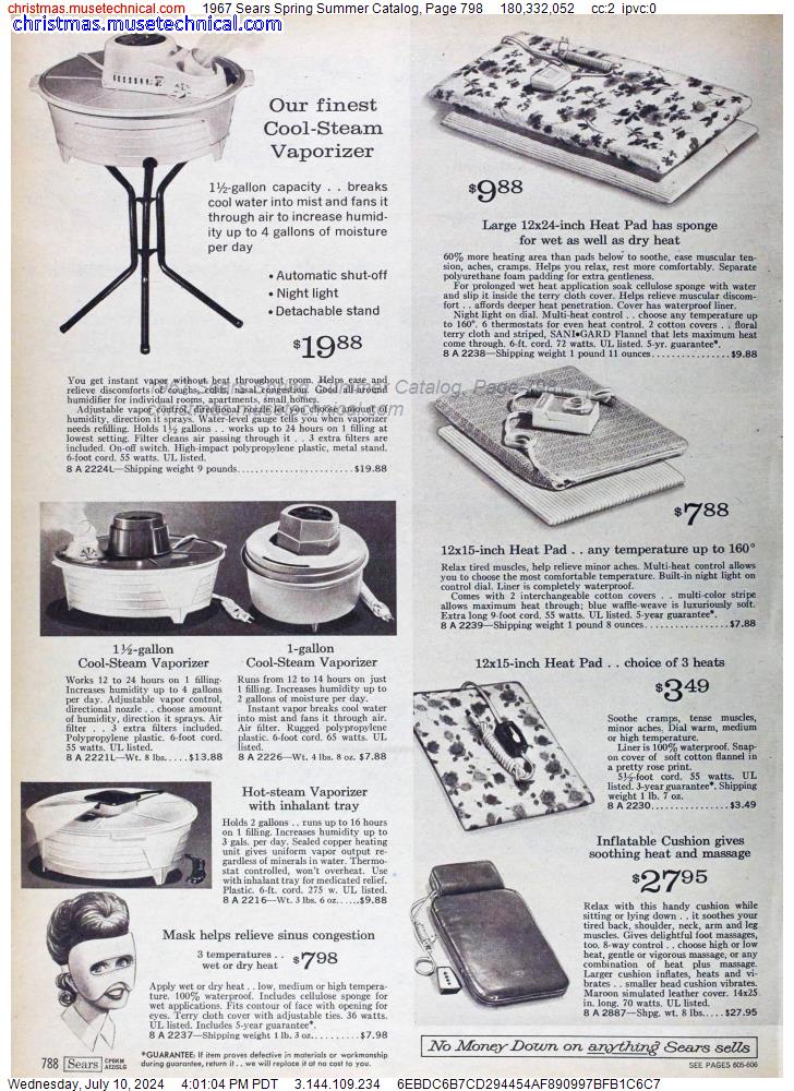 1967 Sears Spring Summer Catalog, Page 798