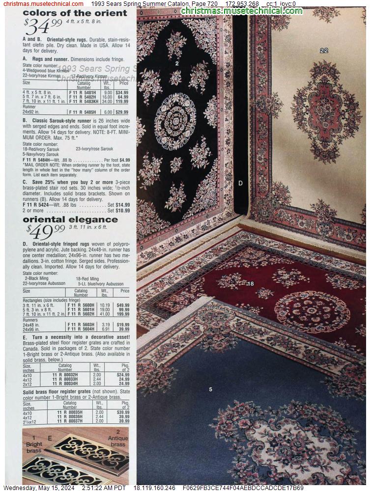 1993 Sears Spring Summer Catalog, Page 720