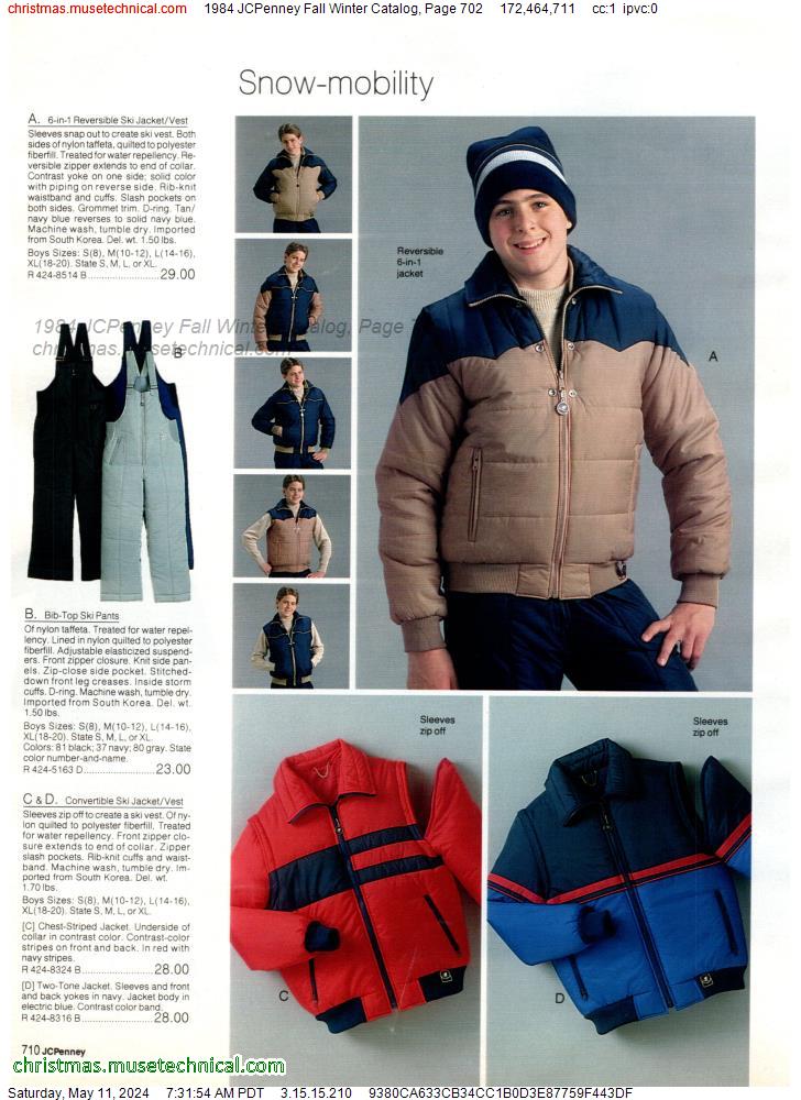 1984 JCPenney Fall Winter Catalog, Page 702