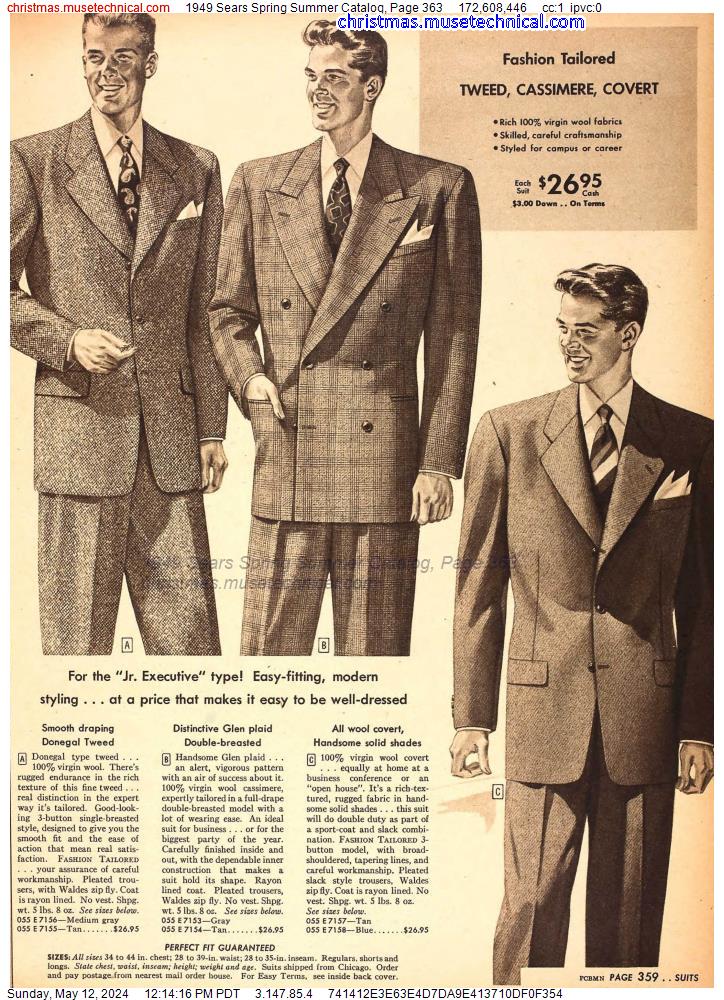 1949 Sears Spring Summer Catalog, Page 363