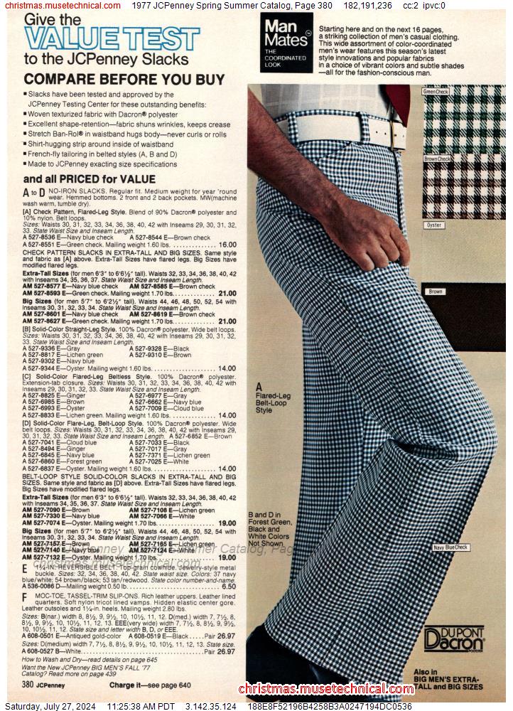 1977 JCPenney Spring Summer Catalog, Page 380