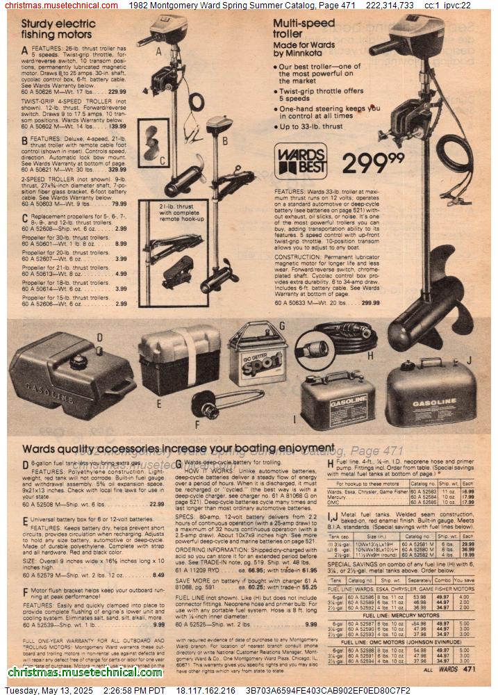 1982 Montgomery Ward Spring Summer Catalog, Page 471