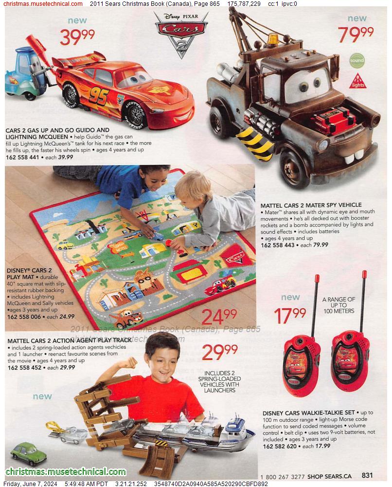 2011 Sears Christmas Book (Canada), Page 865