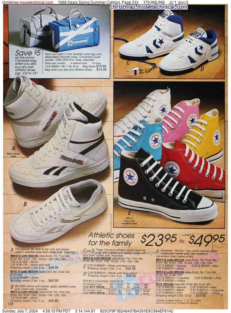 1988 Sears Spring Summer Catalog, Page 334