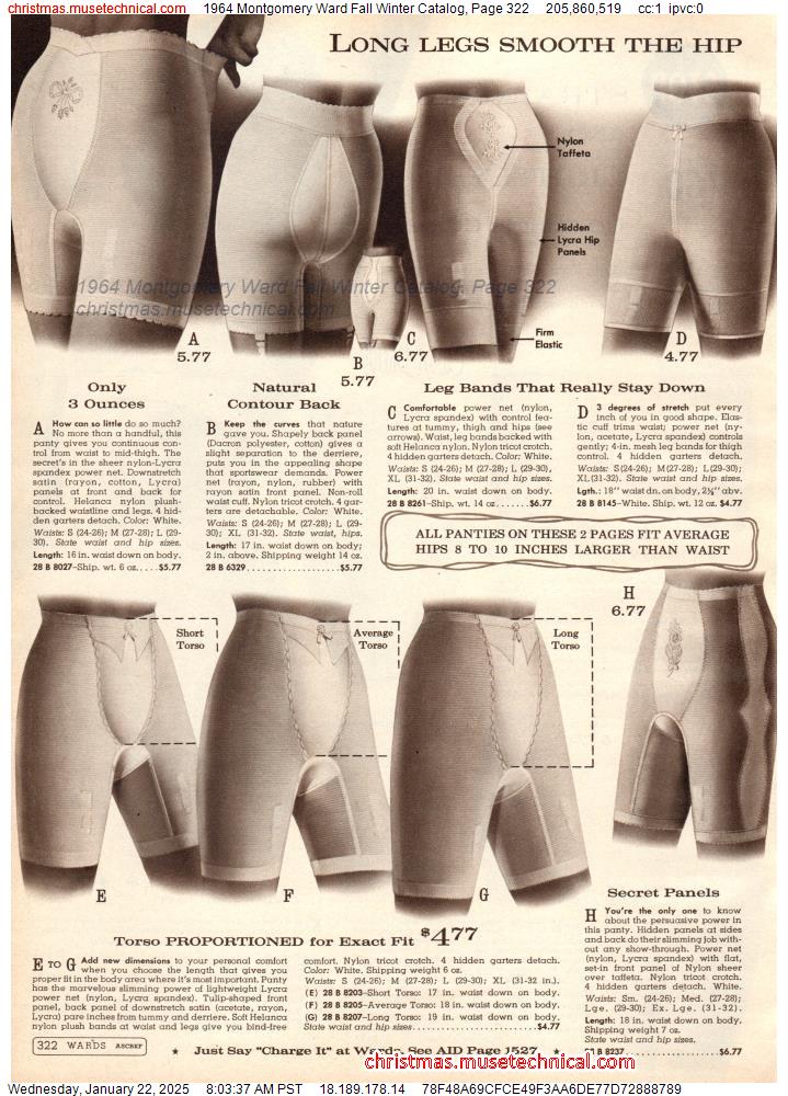 1964 Montgomery Ward Fall Winter Catalog, Page 322