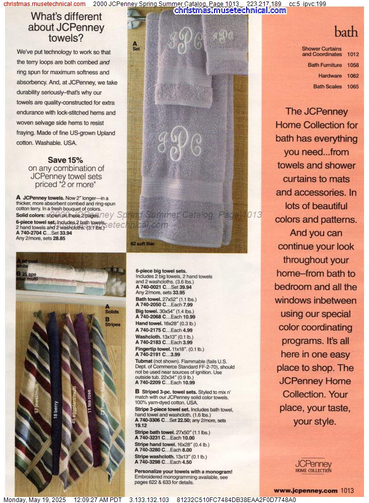 2000 JCPenney Spring Summer Catalog, Page 1013