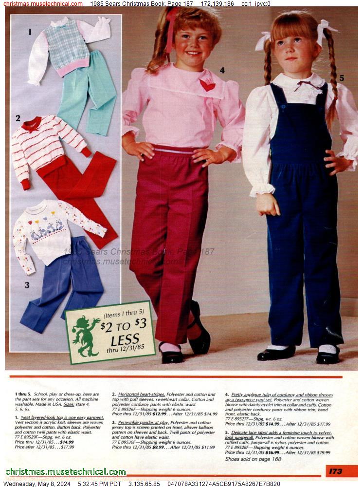 1985 Sears Christmas Book, Page 187