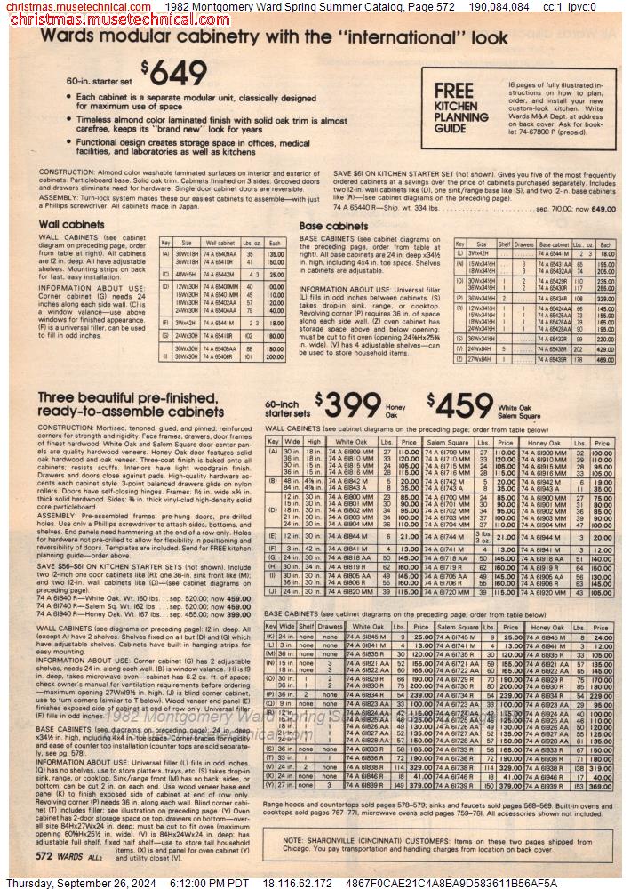 1982 Montgomery Ward Spring Summer Catalog, Page 572