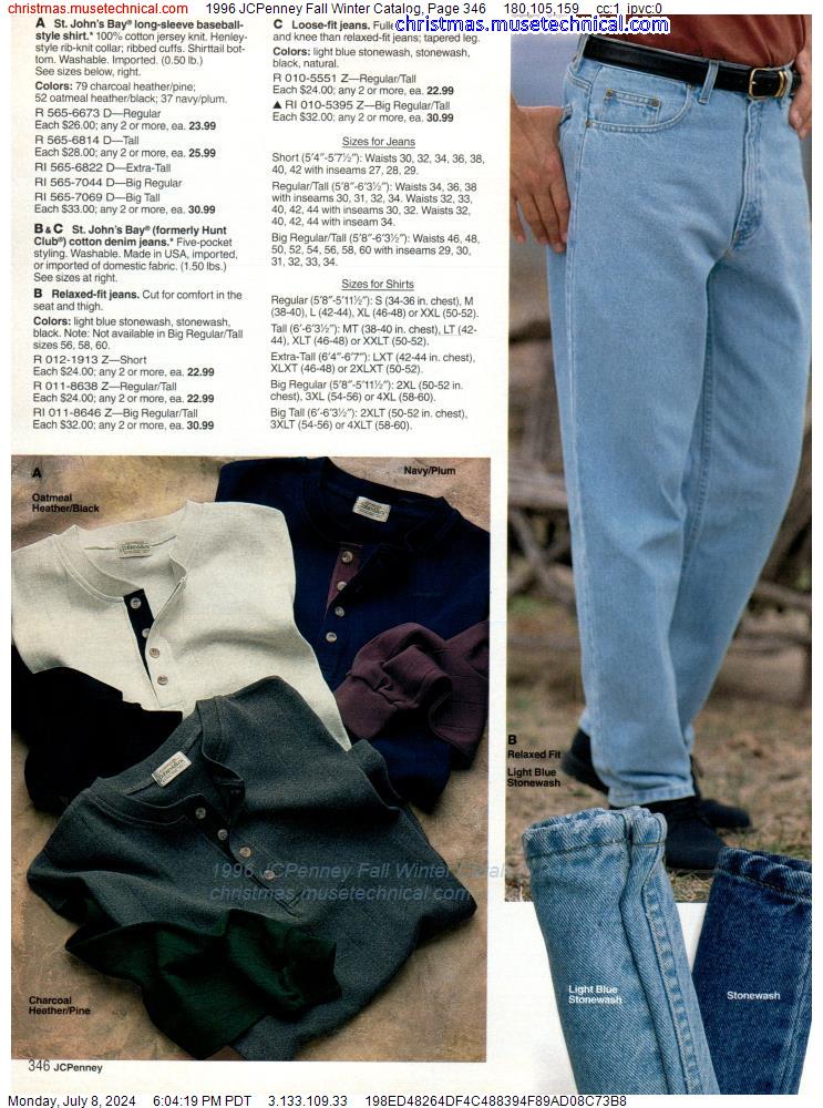 1996 JCPenney Fall Winter Catalog, Page 346
