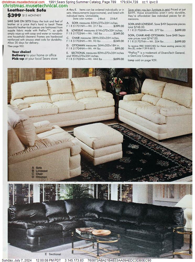 1991 Sears Spring Summer Catalog, Page 789