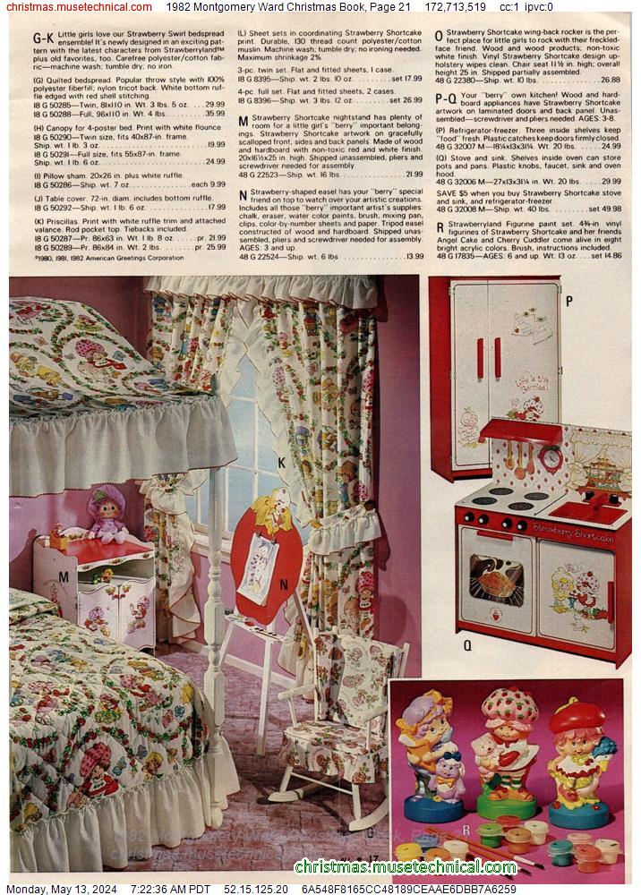 1982 Montgomery Ward Christmas Book, Page 21