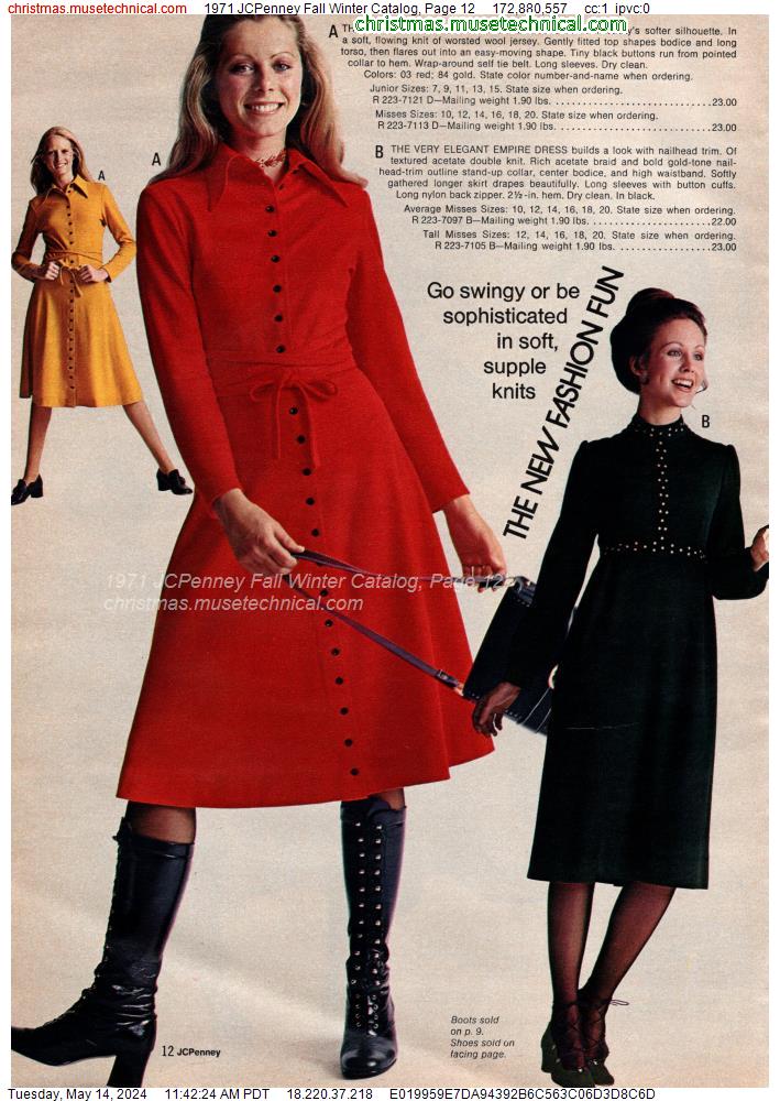 1971 JCPenney Fall Winter Catalog, Page 12