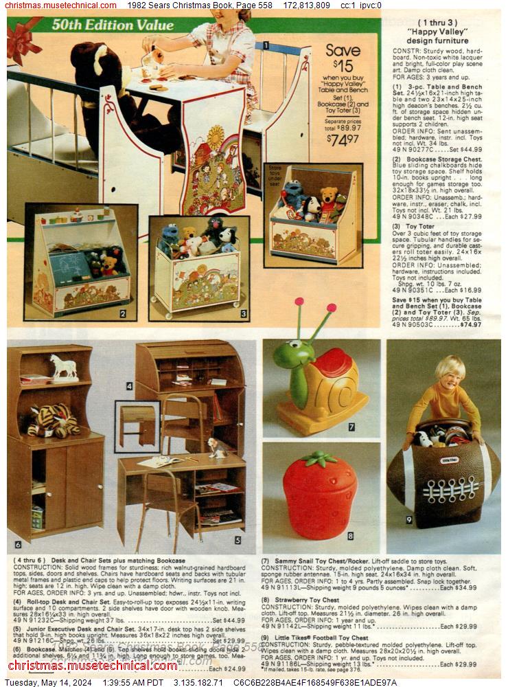 1982 Sears Christmas Book, Page 558