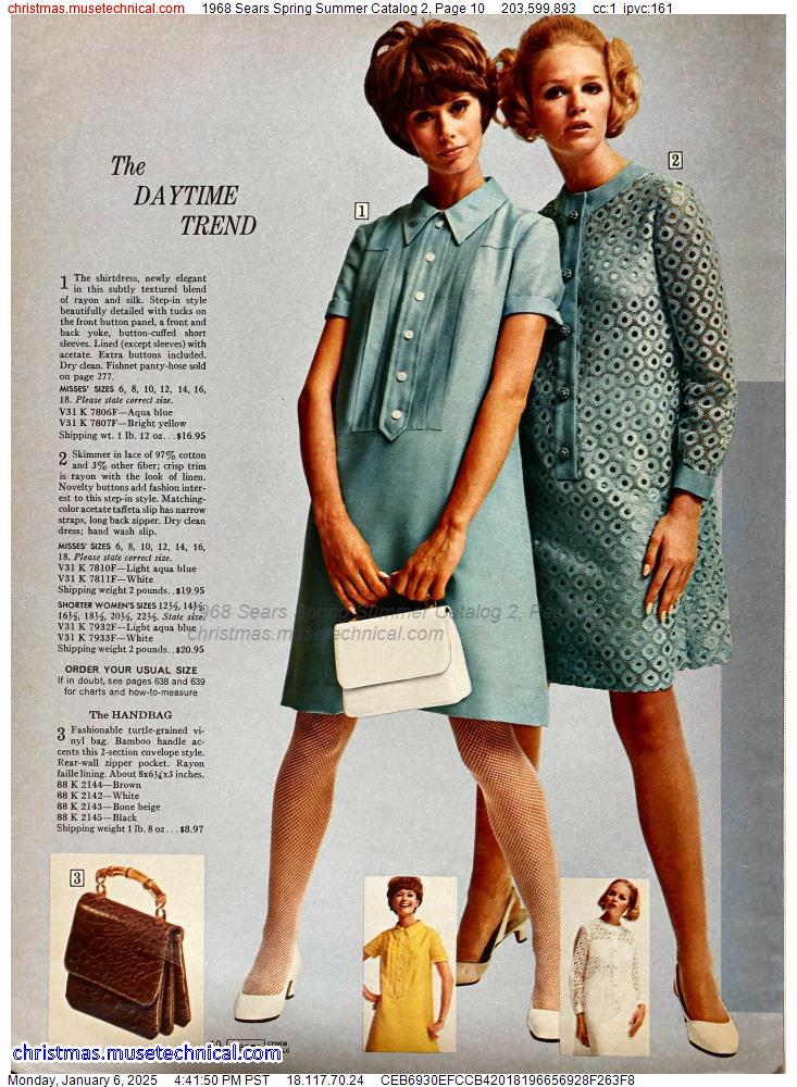 1968 Sears Spring Summer Catalog 2, Page 10