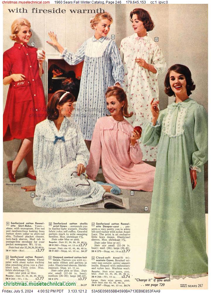 1960 Sears Fall Winter Catalog, Page 246