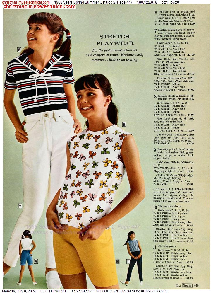 1968 Sears Spring Summer Catalog 2, Page 447