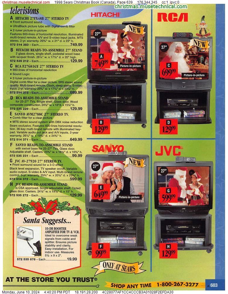 1998 Sears Christmas Book (Canada), Page 639