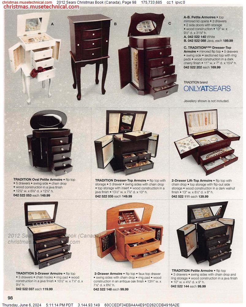 2012 Sears Christmas Book (Canada), Page 98
