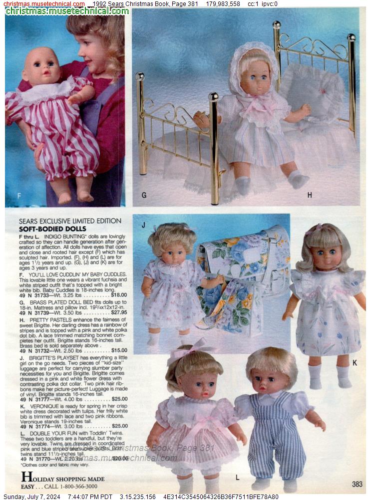 1992 Sears Christmas Book, Page 381