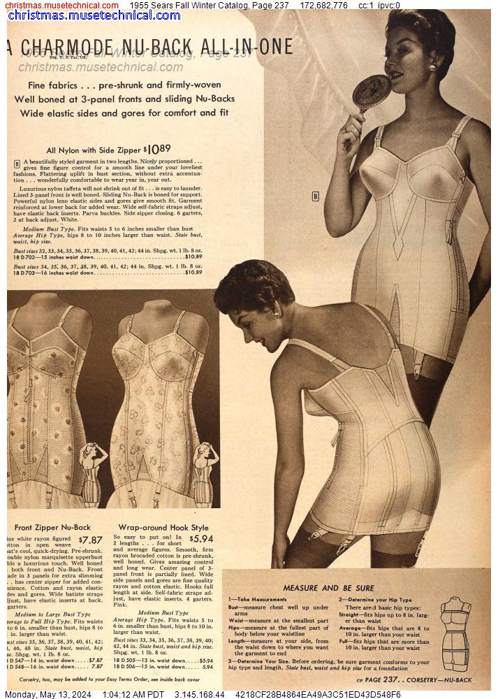 1955 Sears Fall Winter Catalog, Page 237