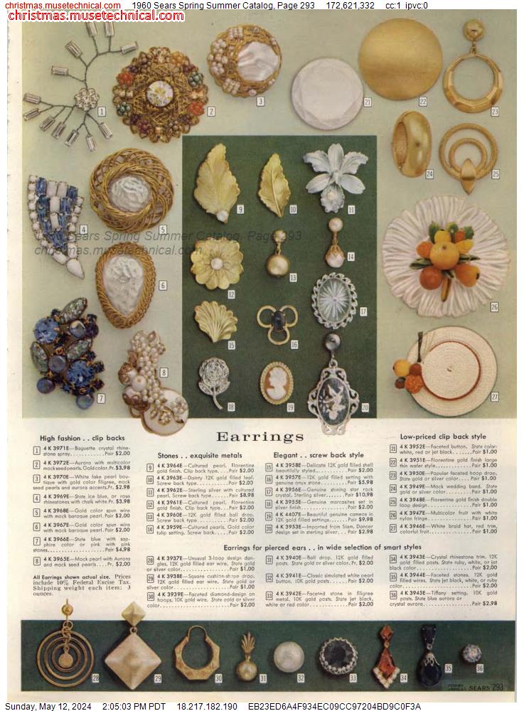 1960 Sears Spring Summer Catalog, Page 293