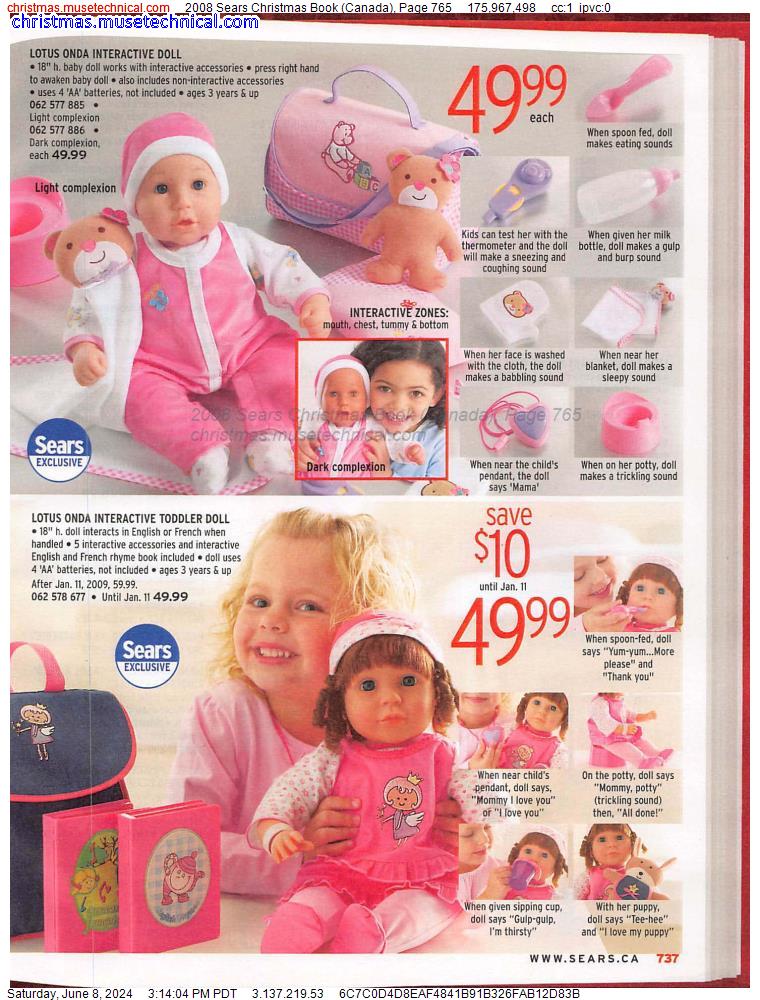 2008 Sears Christmas Book (Canada), Page 765