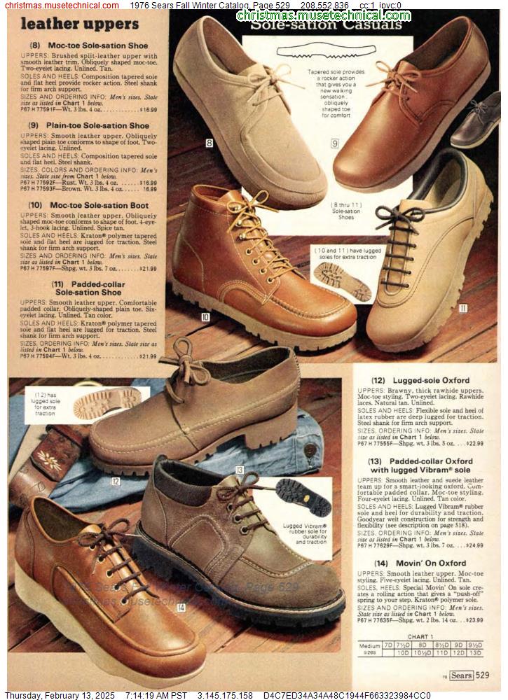 1976 Sears Fall Winter Catalog, Page 529