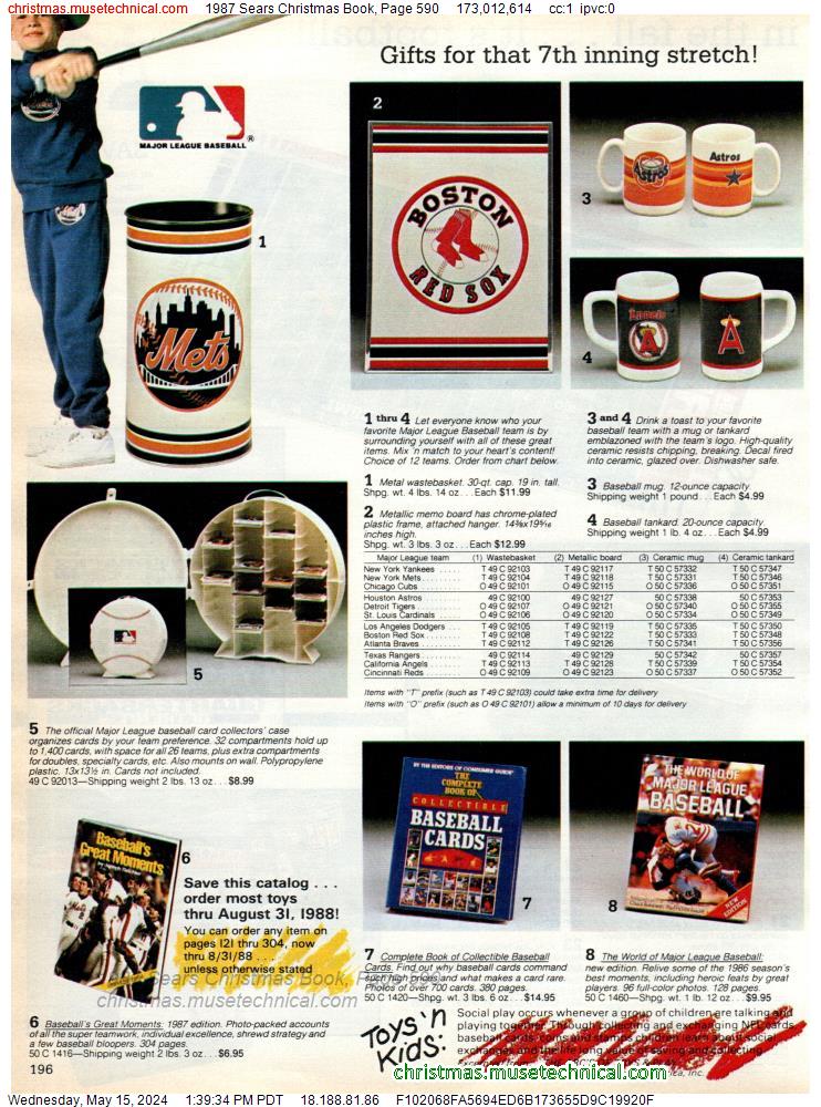 1987 Sears Christmas Book, Page 590