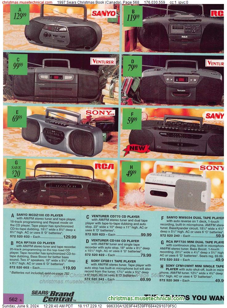 1997 Sears Christmas Book (Canada), Page 568