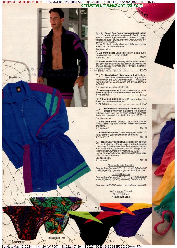 1992 JCPenney Spring Summer Catalog, Page 414