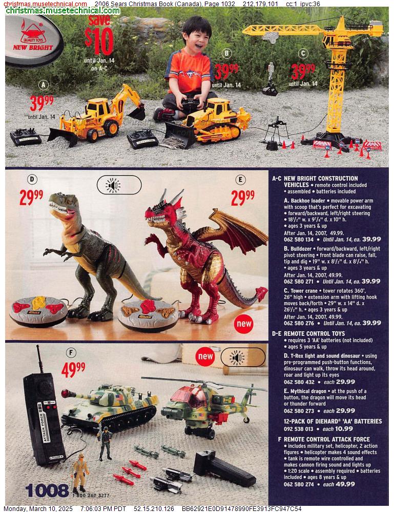 2006 Sears Christmas Book (Canada), Page 1032