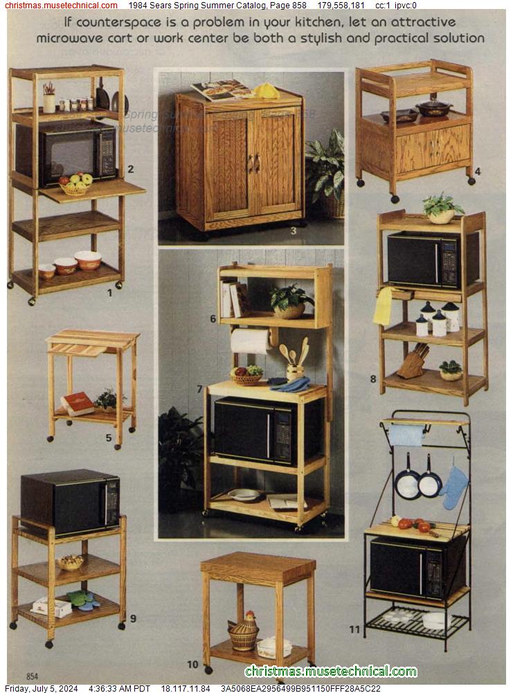 1984 Sears Spring Summer Catalog, Page 858