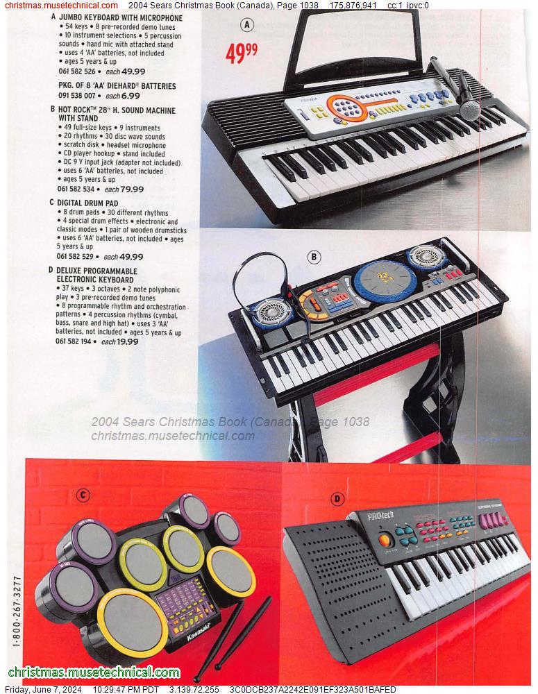 2004 Sears Christmas Book (Canada), Page 1038