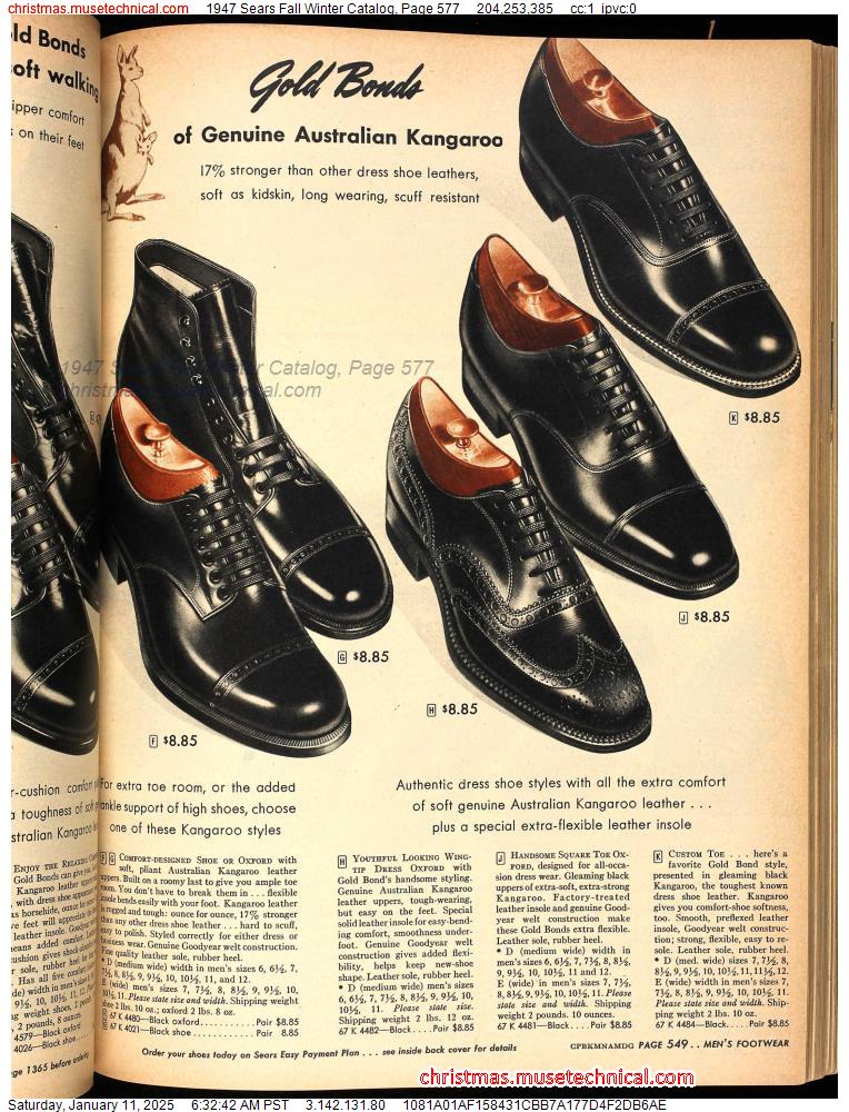 1947 Sears Fall Winter Catalog, Page 577