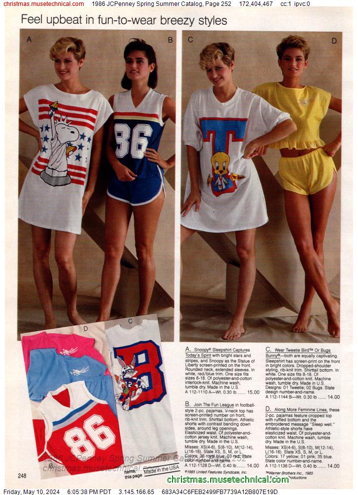 1986 JCPenney Spring Summer Catalog, Page 252