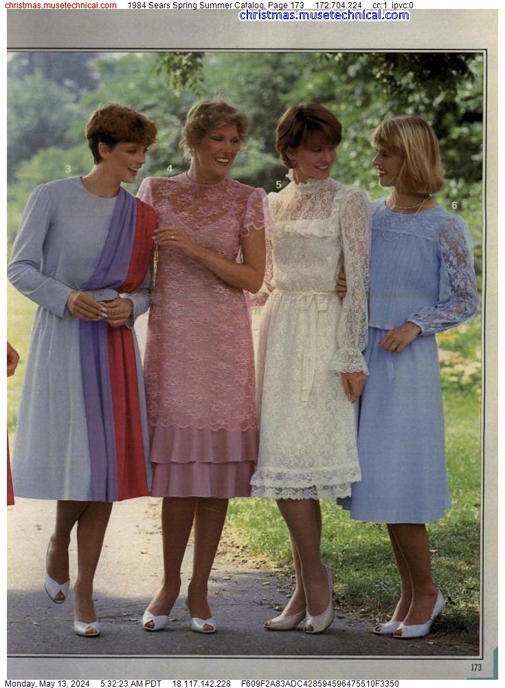 1984 Sears Spring Summer Catalog, Page 173