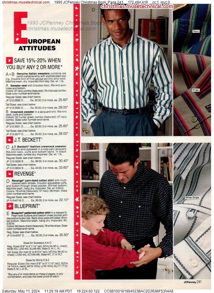 1990 JCPenney Christmas Book, Page 241