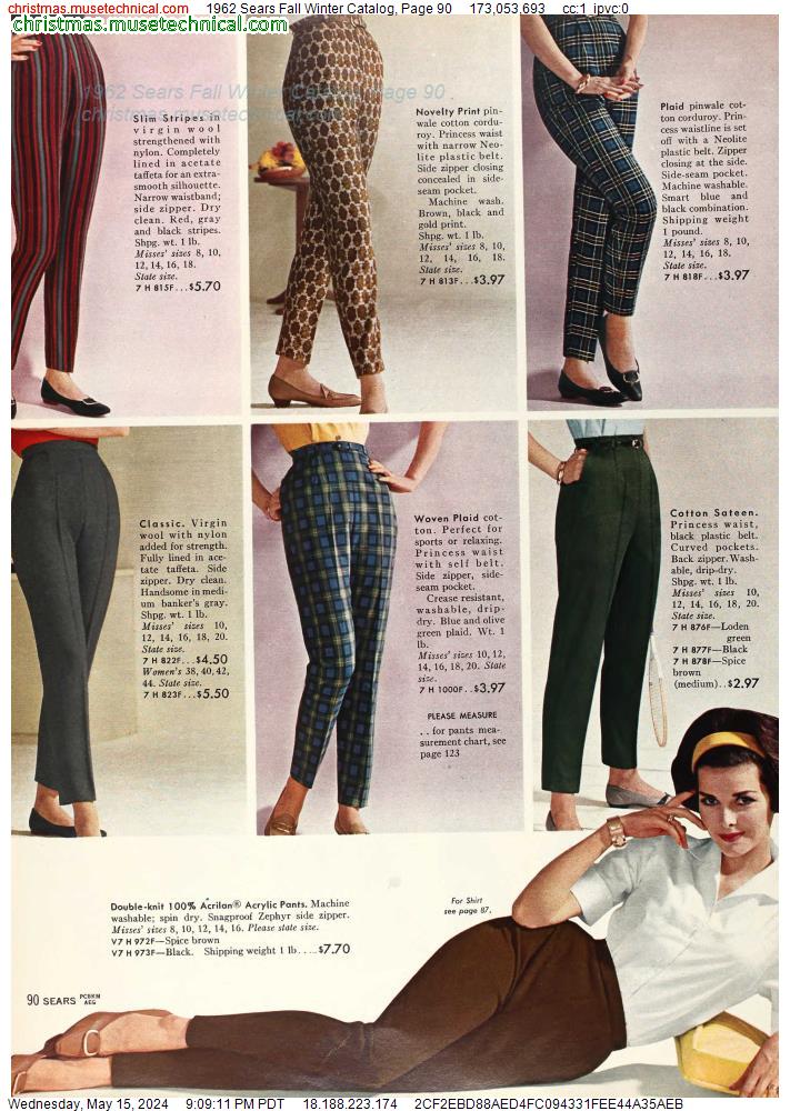 1962 Sears Fall Winter Catalog, Page 90