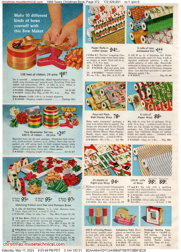 1966 Sears Christmas Book, Page 372