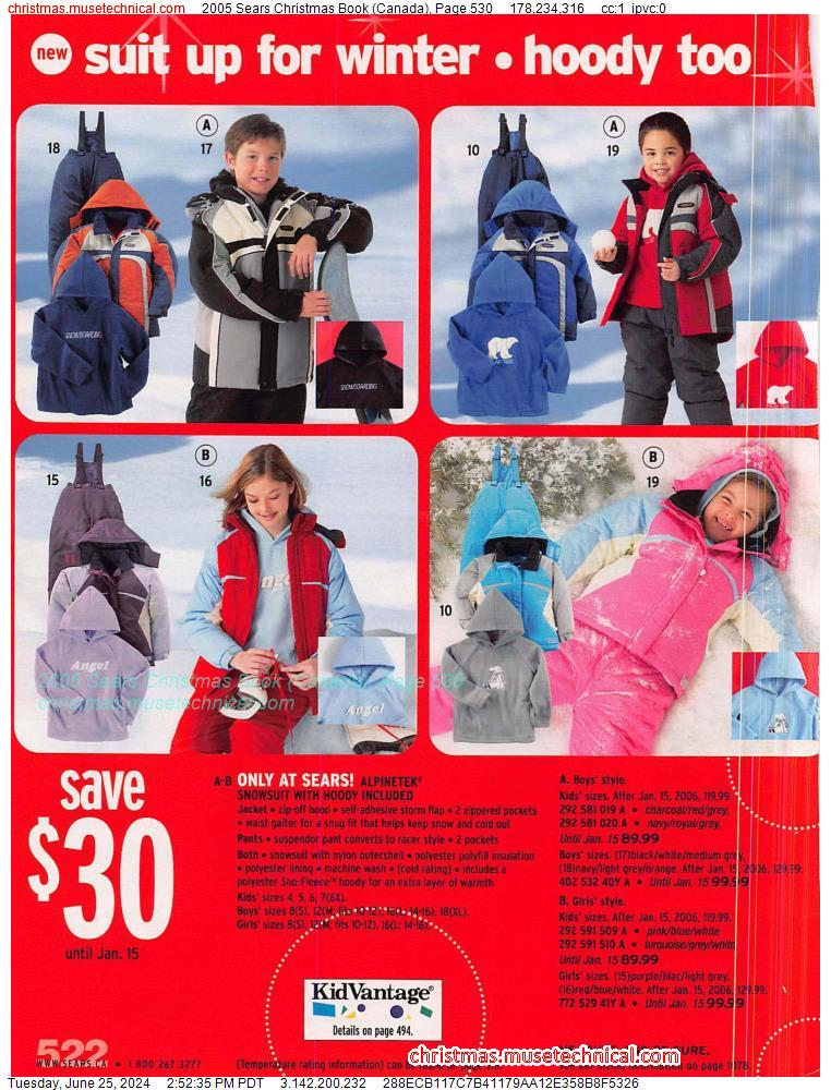 2005 Sears Christmas Book (Canada), Page 530