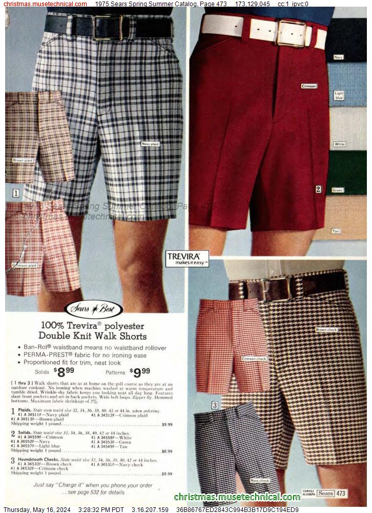 1975 Sears Spring Summer Catalog, Page 473