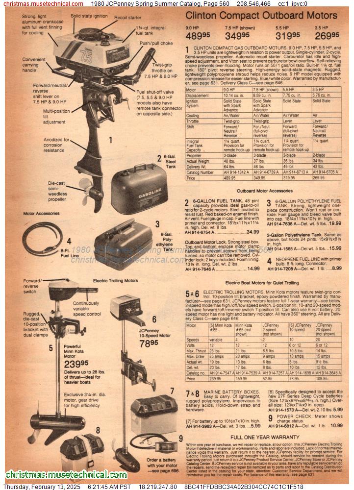 1980 JCPenney Spring Summer Catalog, Page 560