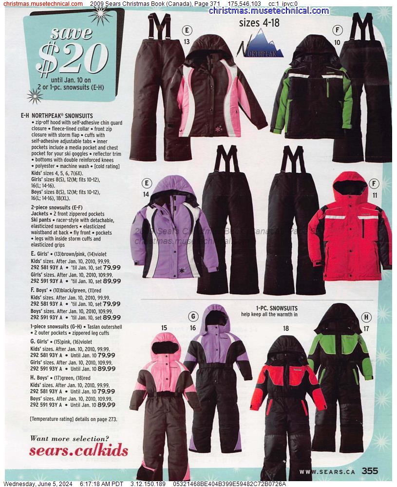 2009 Sears Christmas Book (Canada), Page 371
