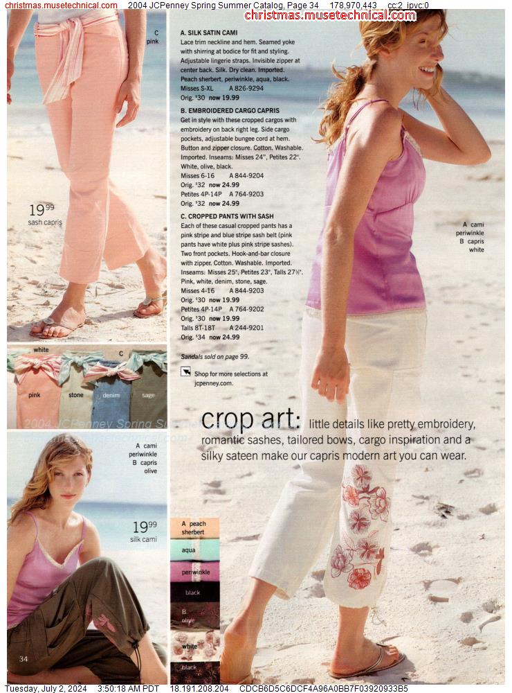 2004 JCPenney Spring Summer Catalog, Page 34