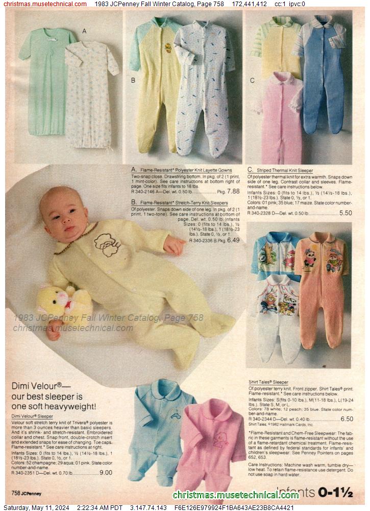 1983 JCPenney Fall Winter Catalog, Page 758