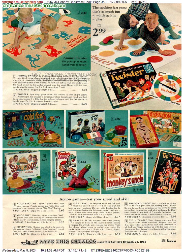 1967 JCPenney Christmas Book, Page 353