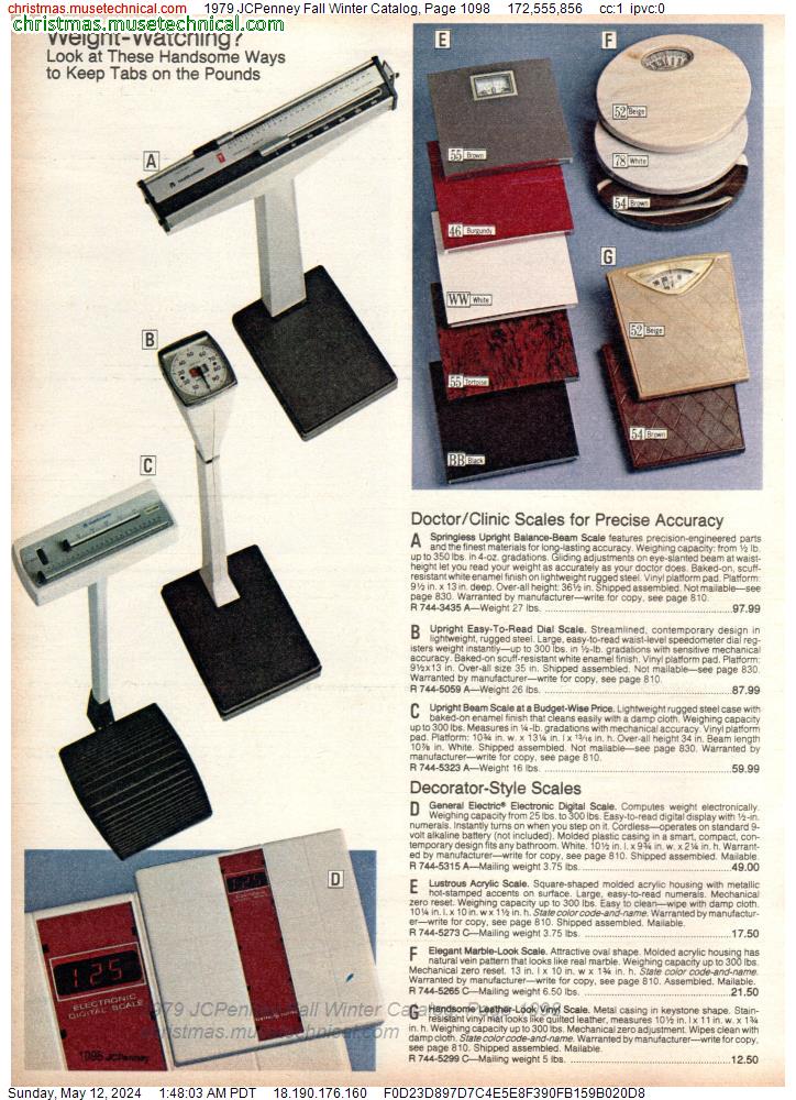 1979 JCPenney Fall Winter Catalog, Page 1098